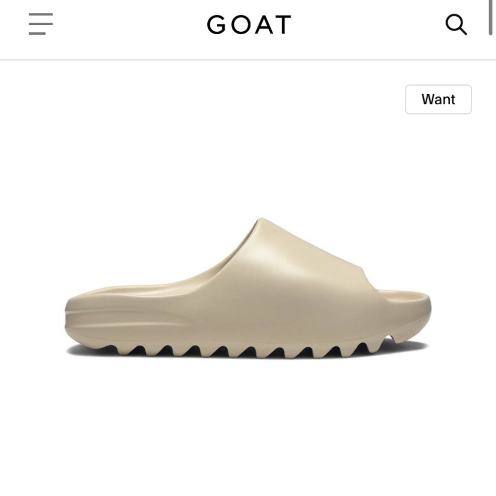 yeezy slides “bone”